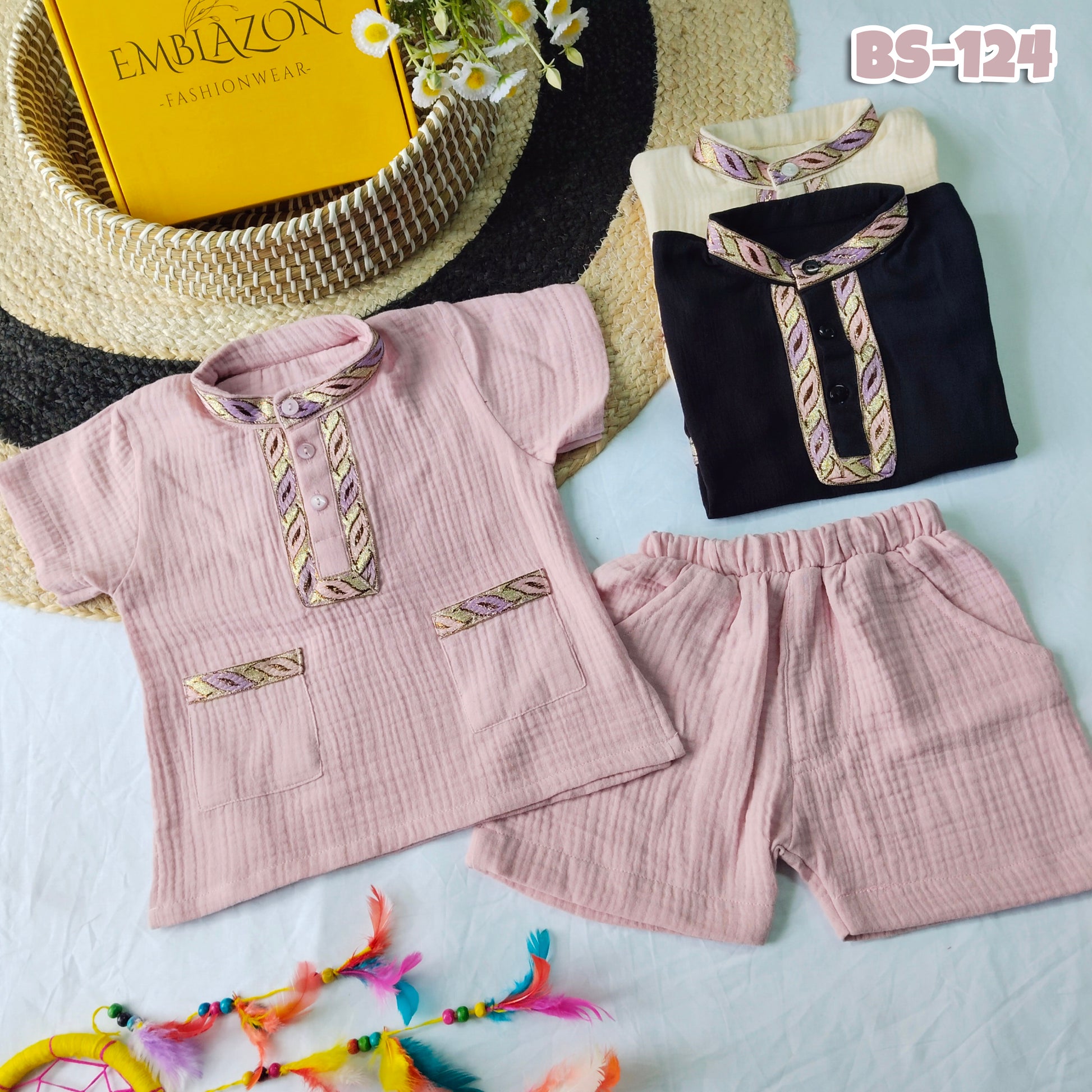 Kids Summer Shirt & Pant Set BS-124