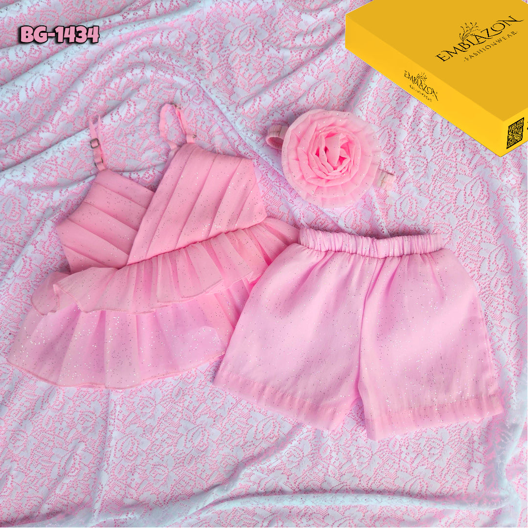 Baby girls Summer Tops & Pant Set BG-1434