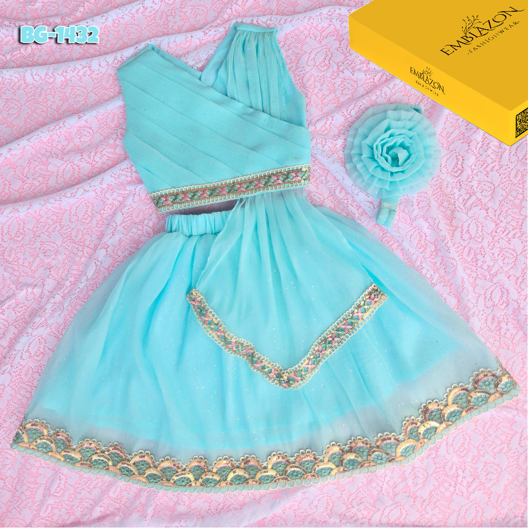 Baby girls Summer Sort Tops & Sort Skirt Set BG-1423