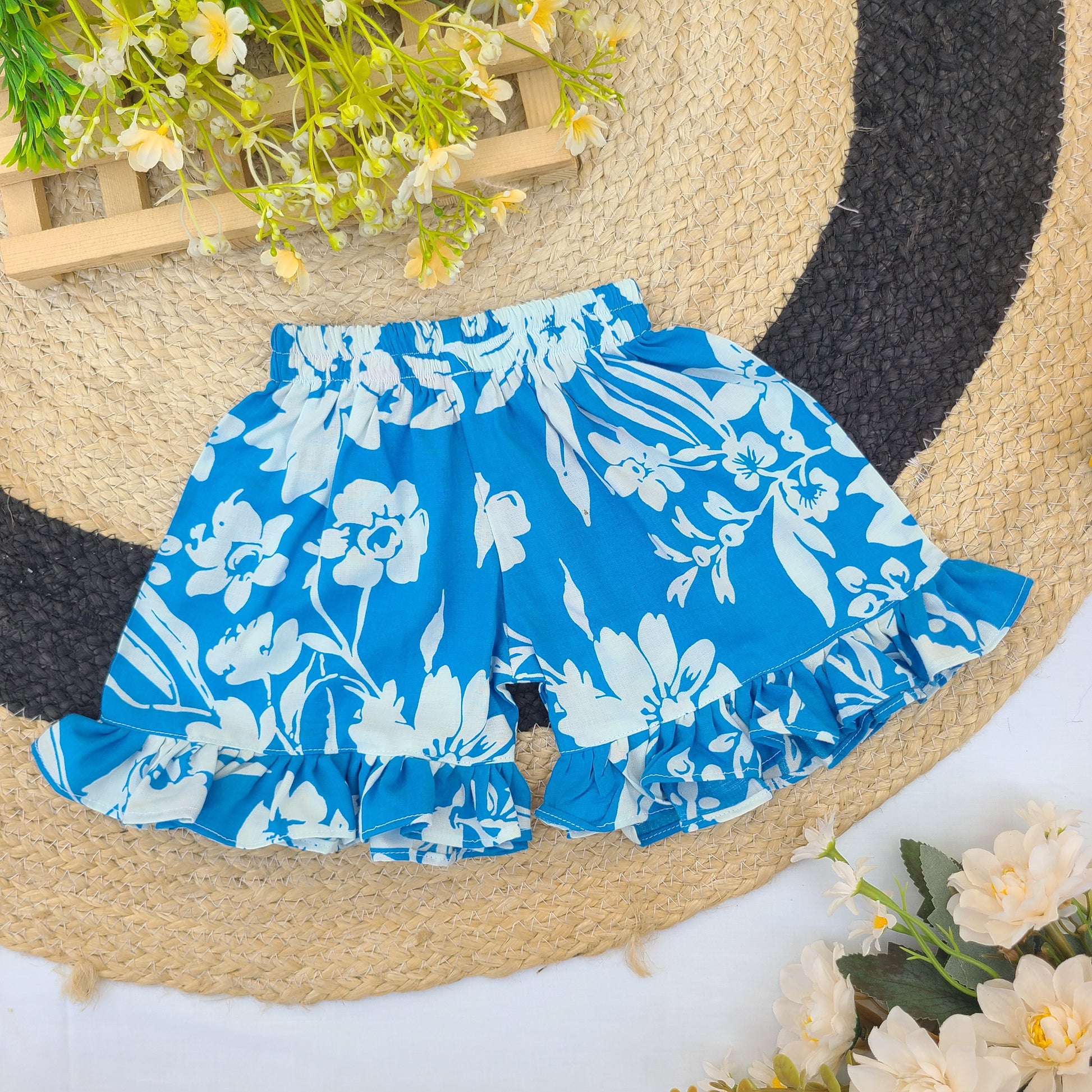Ocean Breeze Floral Frock-BG-1574