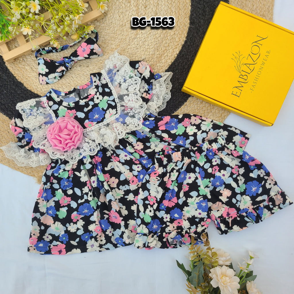 The Midnight Rose Garden Frock-BG-1563