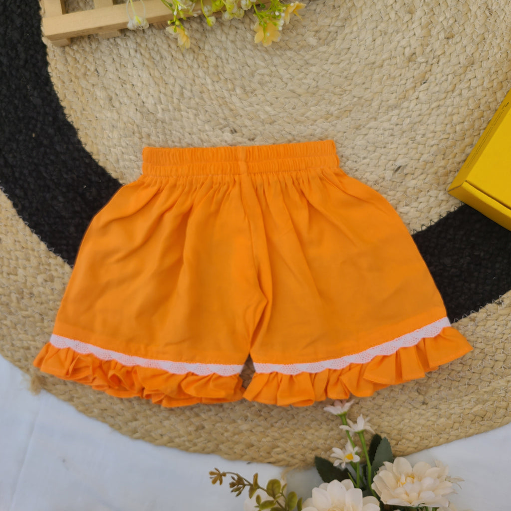 Orange Soda Scallops Frock-BG-1584