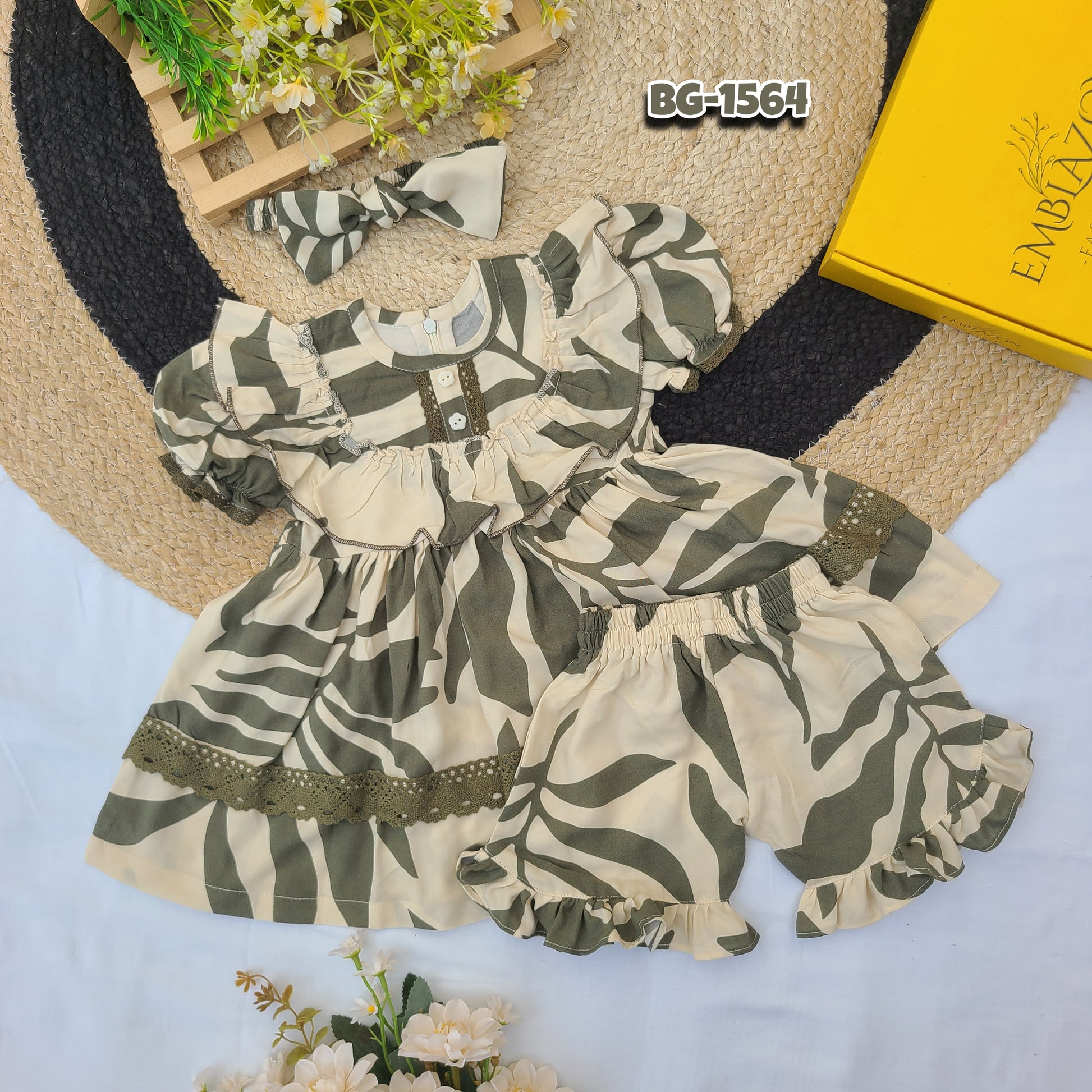 The Safari Fern Frock-BG-1564