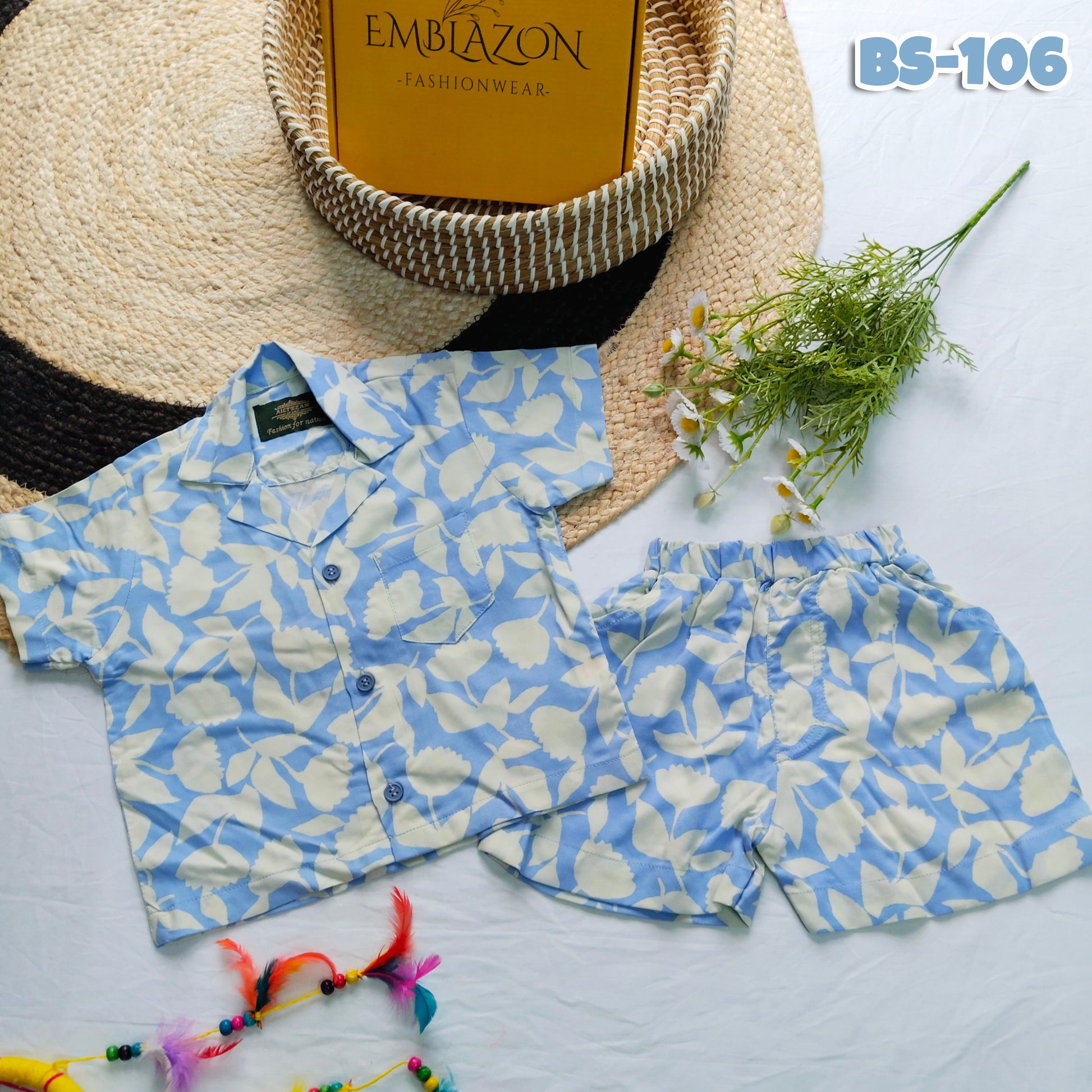 Kids Summer Shirt & Pant Set BS-106