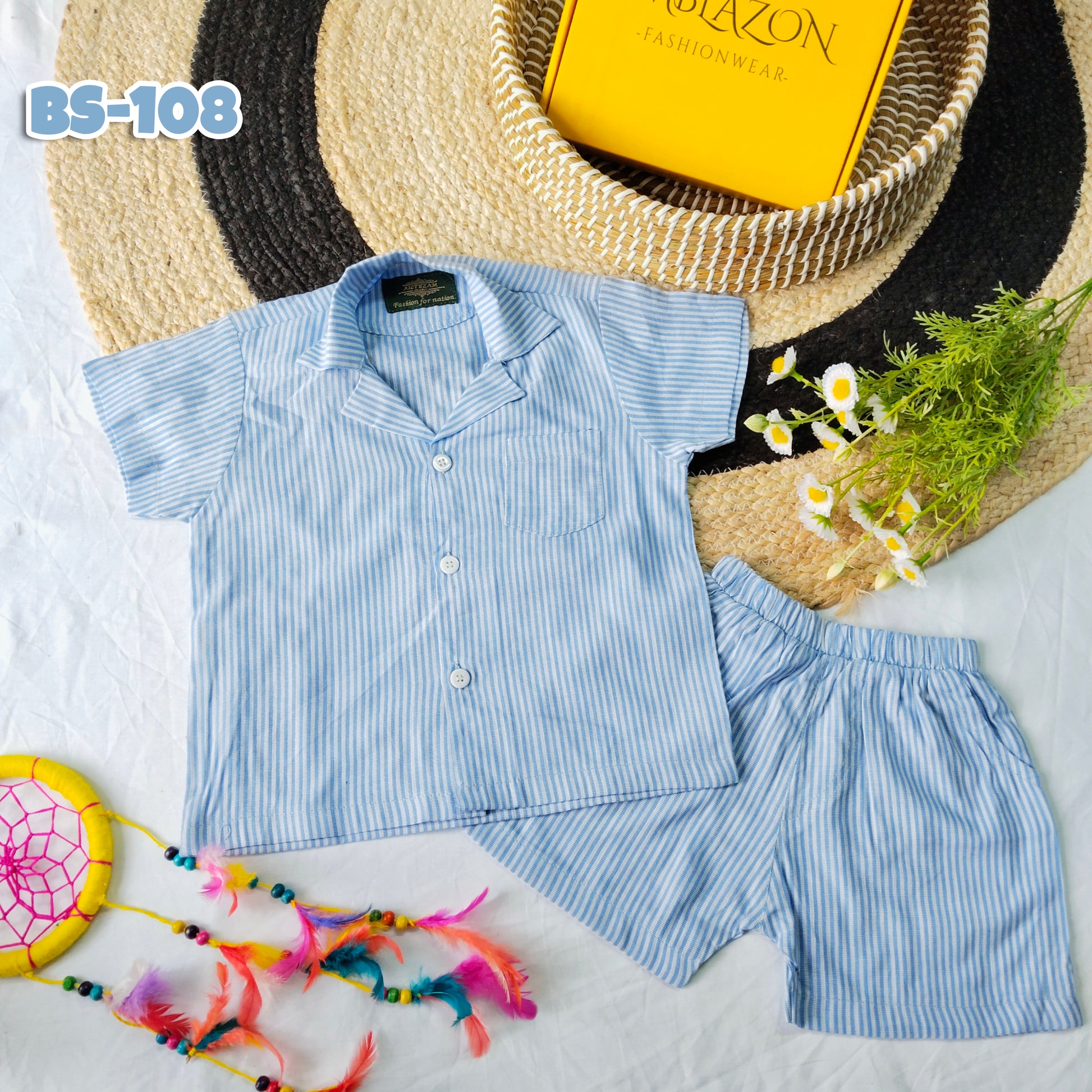 Kids Summer Shirt & Pant Set BS-108