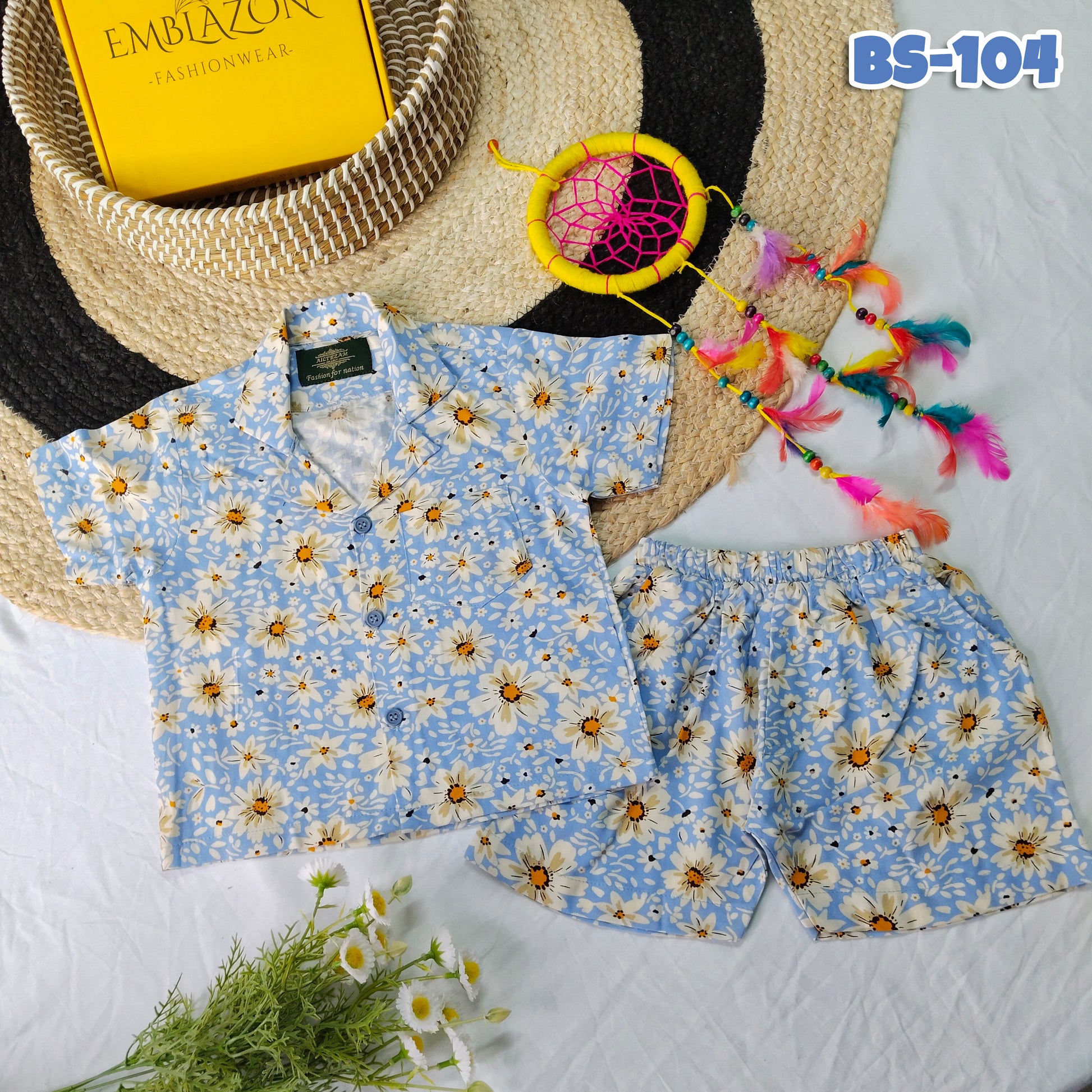 Kids Summer Shirt & Pant Set BS-104