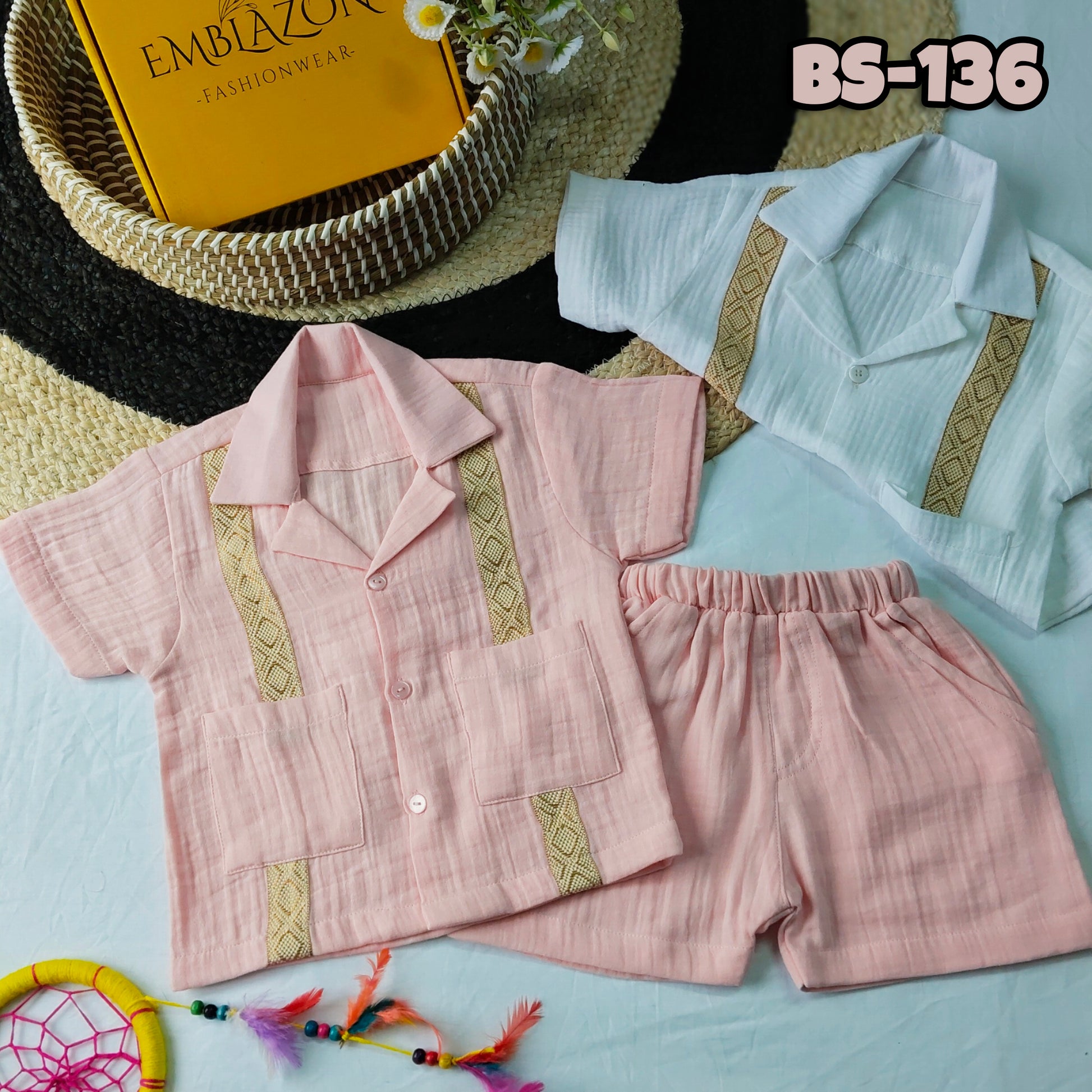 Kids Summer Shirt & Pant Set BS-136