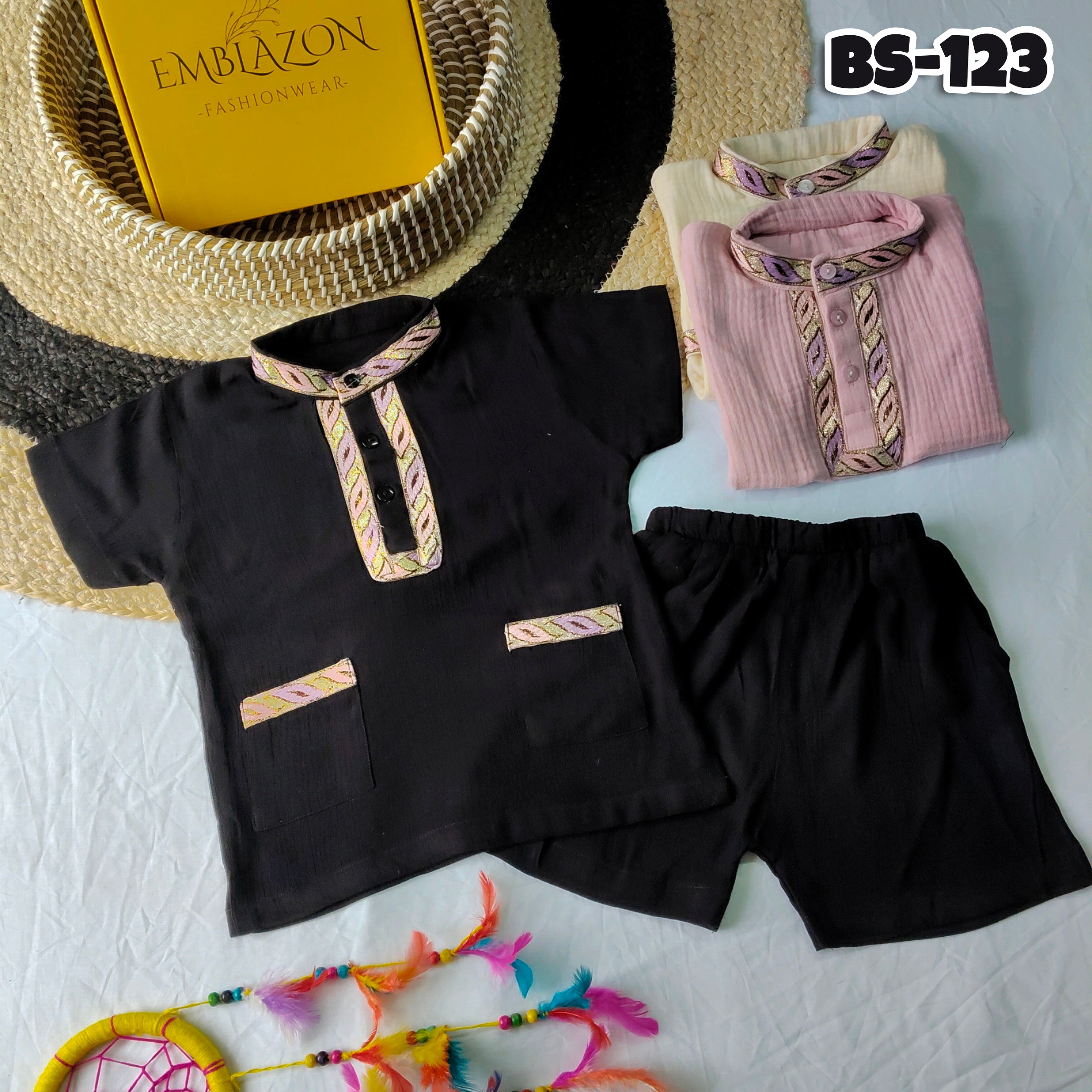 Kids Summer Shirt & Pant Set BS-123