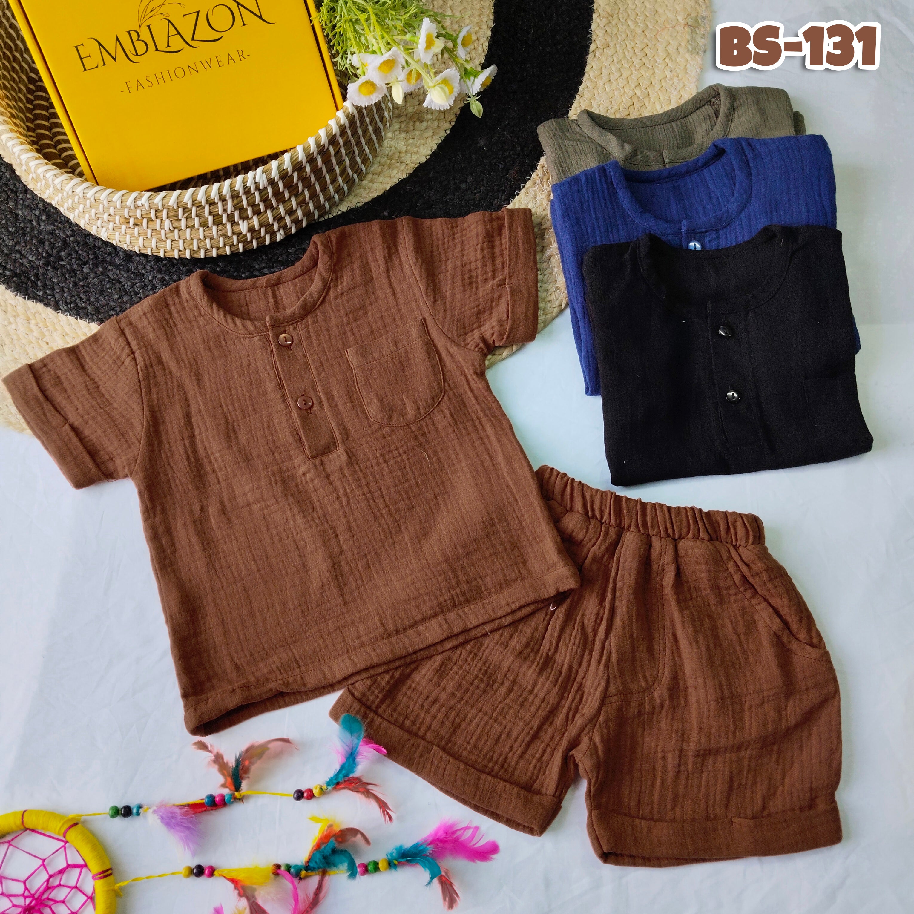 Kids Summer Shirt & Pant Set BS-131