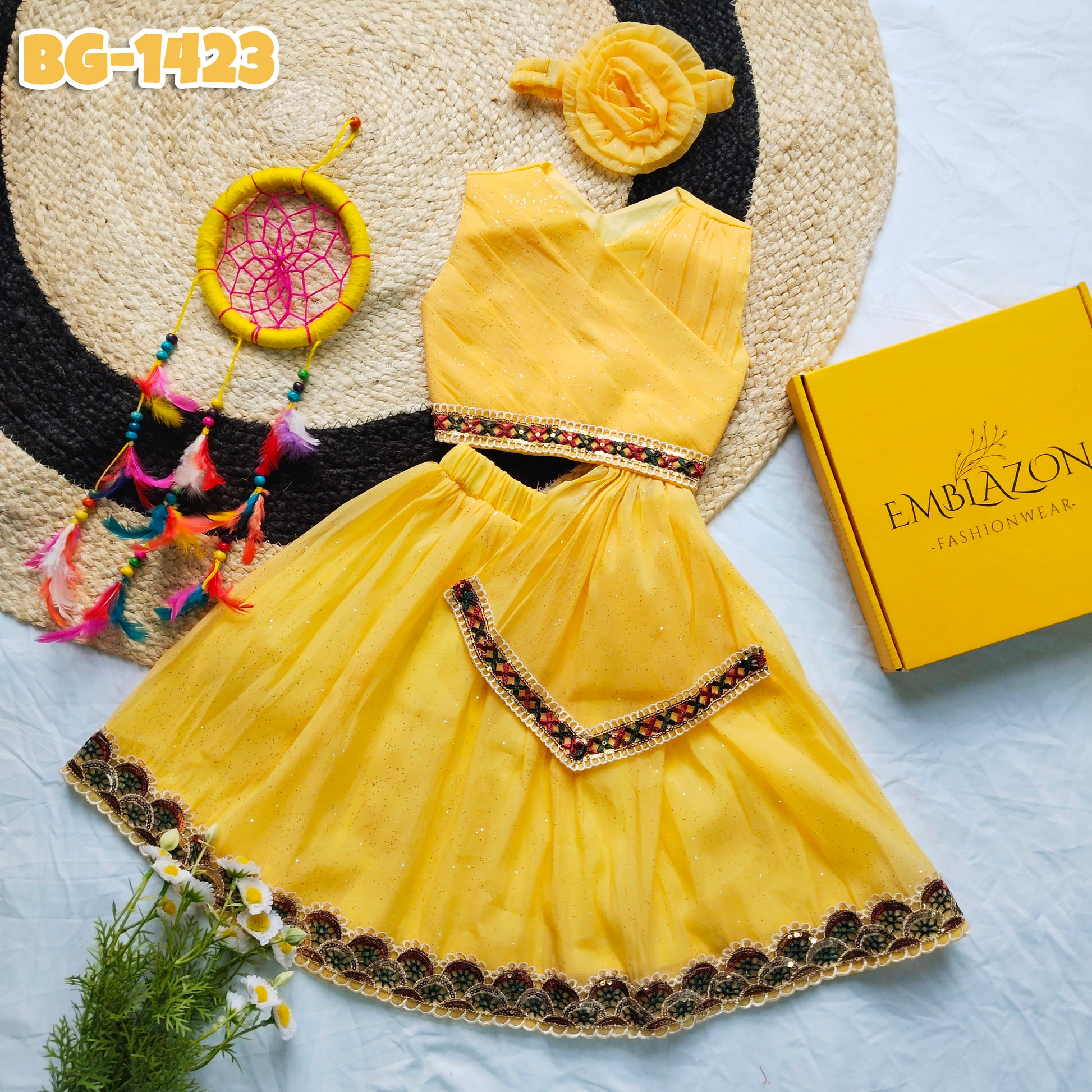 Baby Girl Party Sort Tops & Skirt Set BG-1423