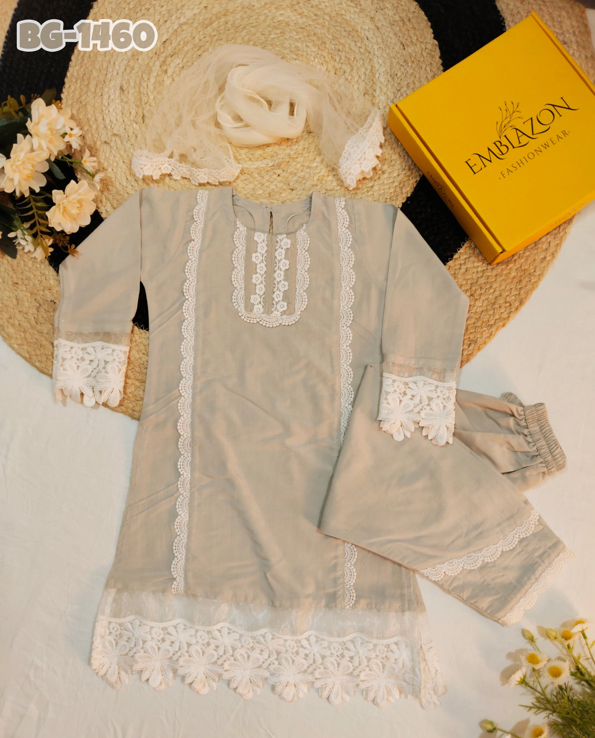 Baby girls full sleeve 3-Peice set BG-1460