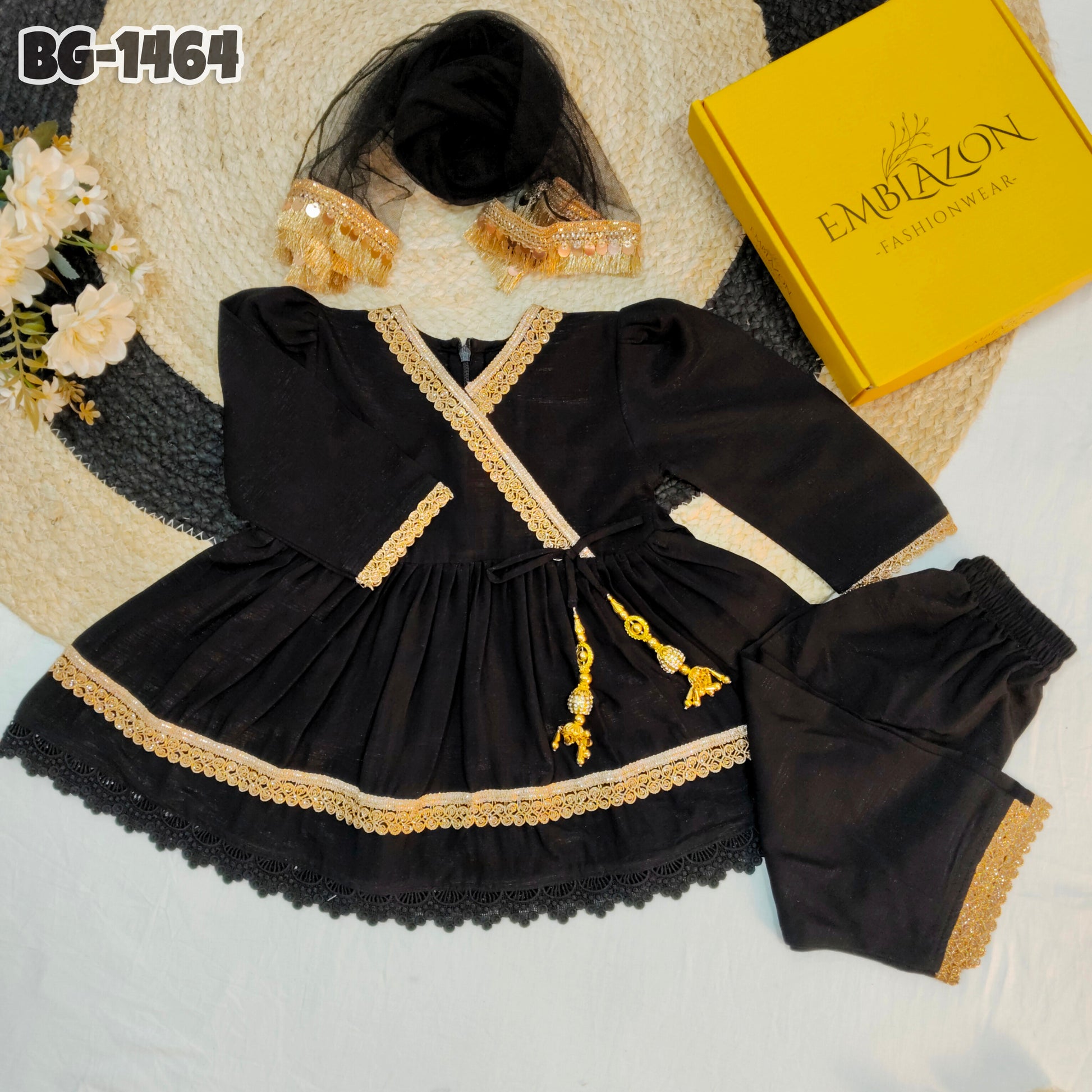 Baby girls full sleeve frock BG-1464