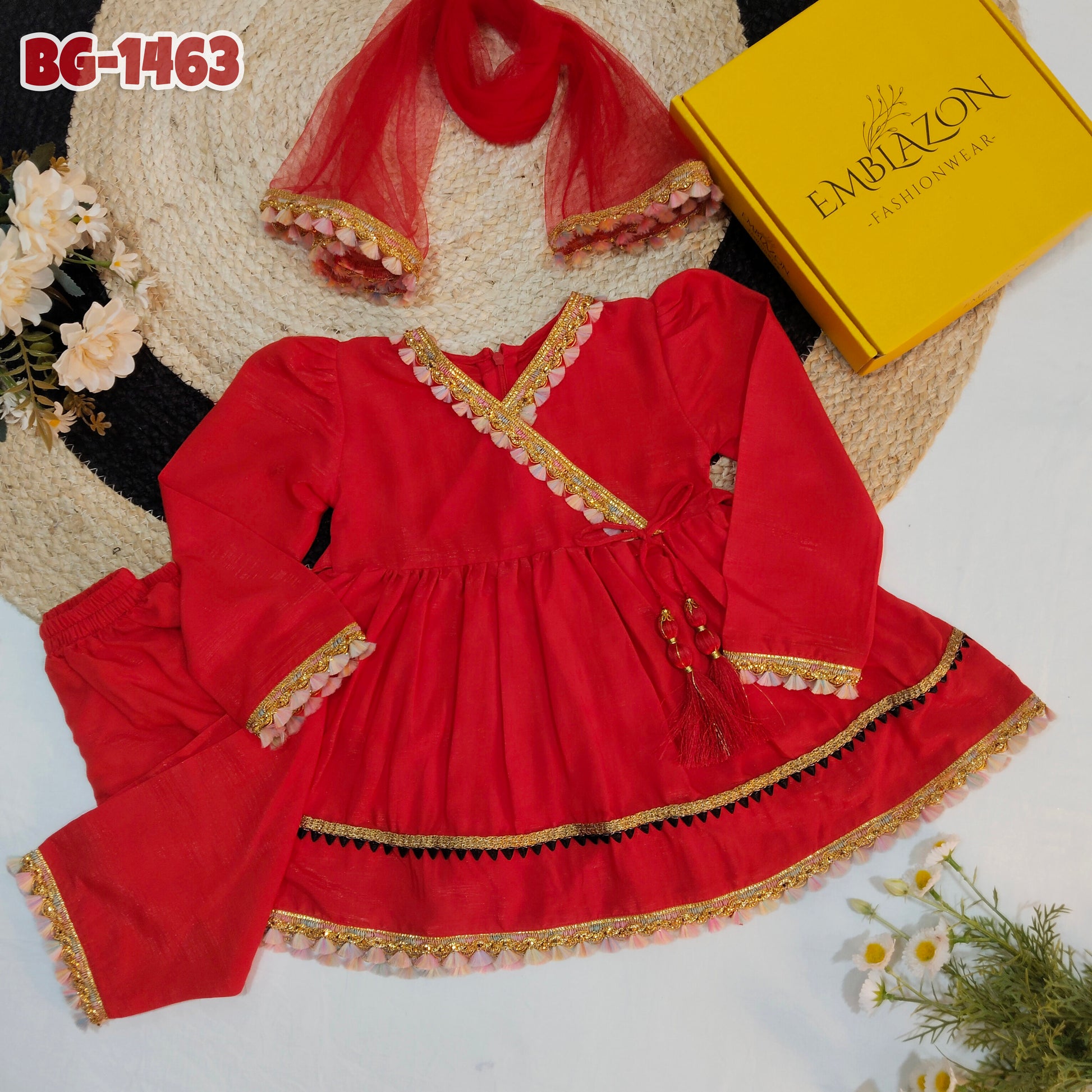 Baby girls full sleeve frock BG-1463