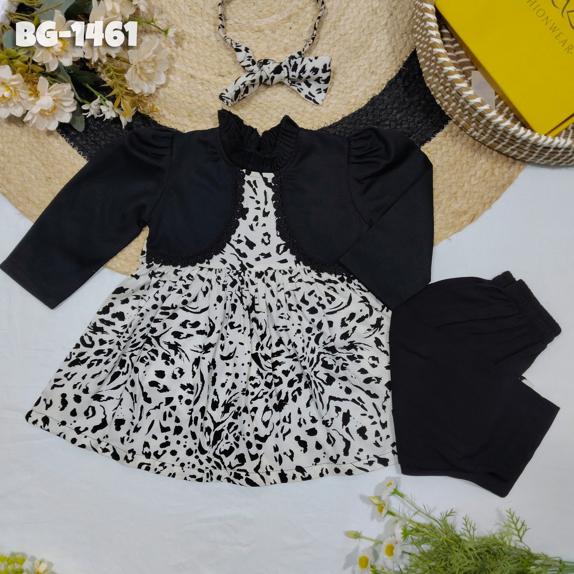 Baby girls full sleeve frock BG-1461