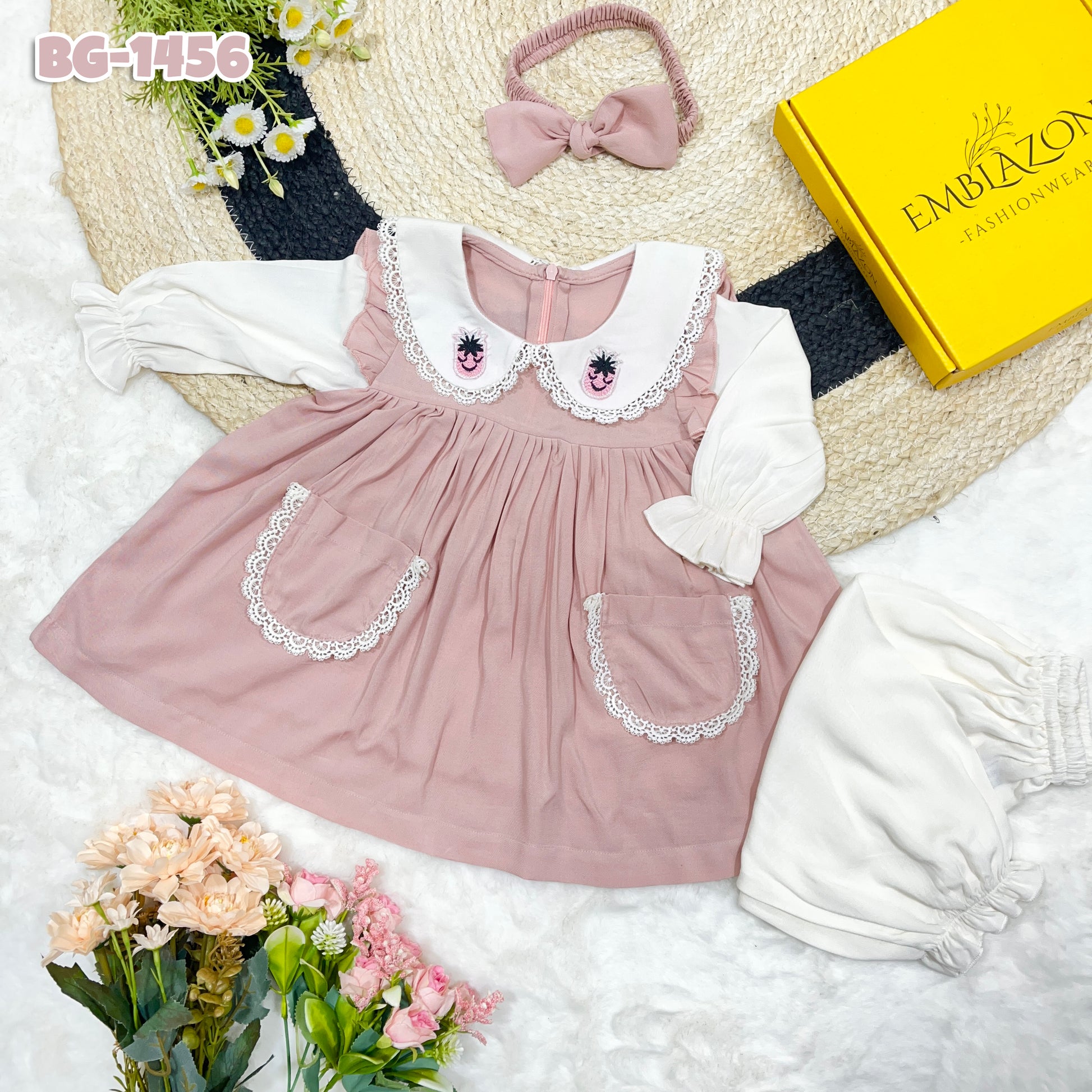 Baby girls full sleeve frock BG-1456