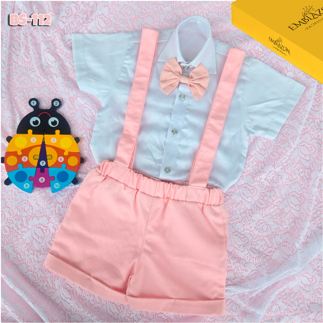 Boys Summer Shirt & Half Pant Set-BS-112