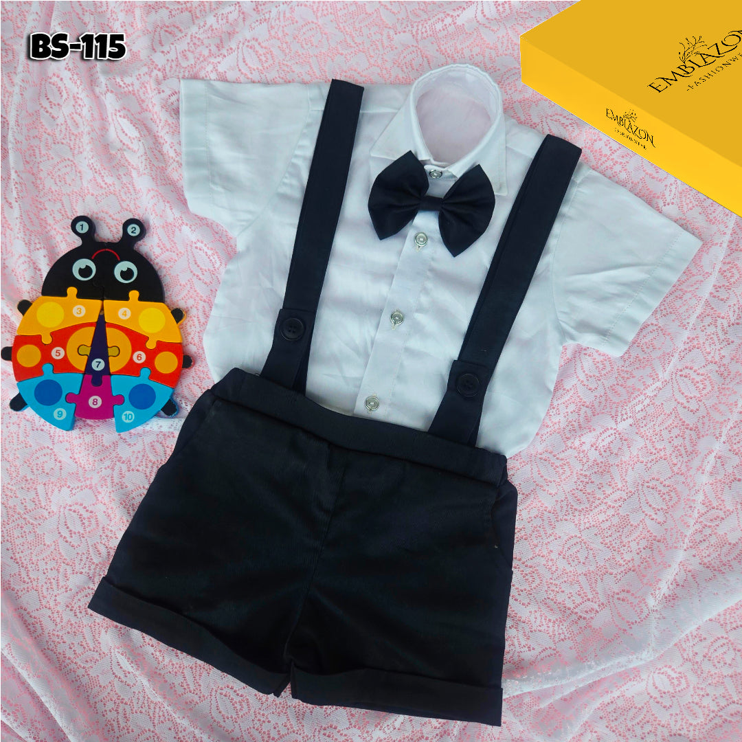 Boys Summer Shirt & Half Pant Set-BS-115