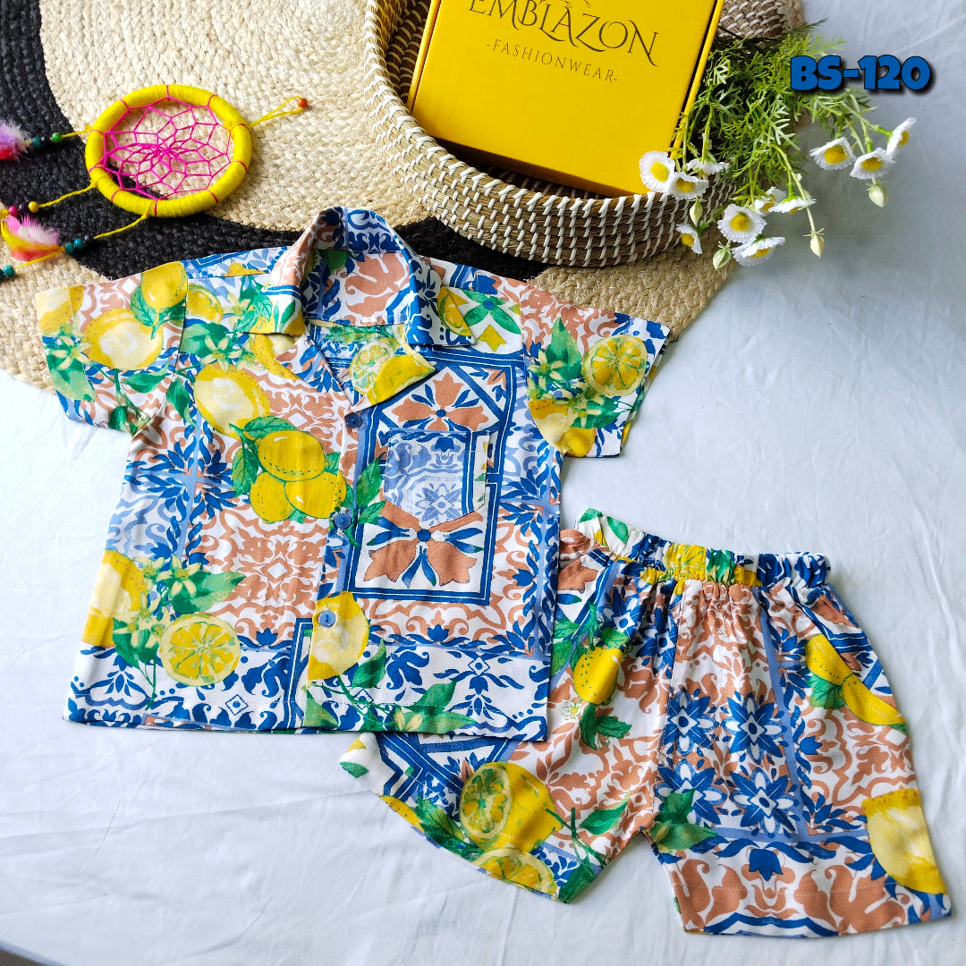 Kids Summer Shirt & Pant Set BS-120