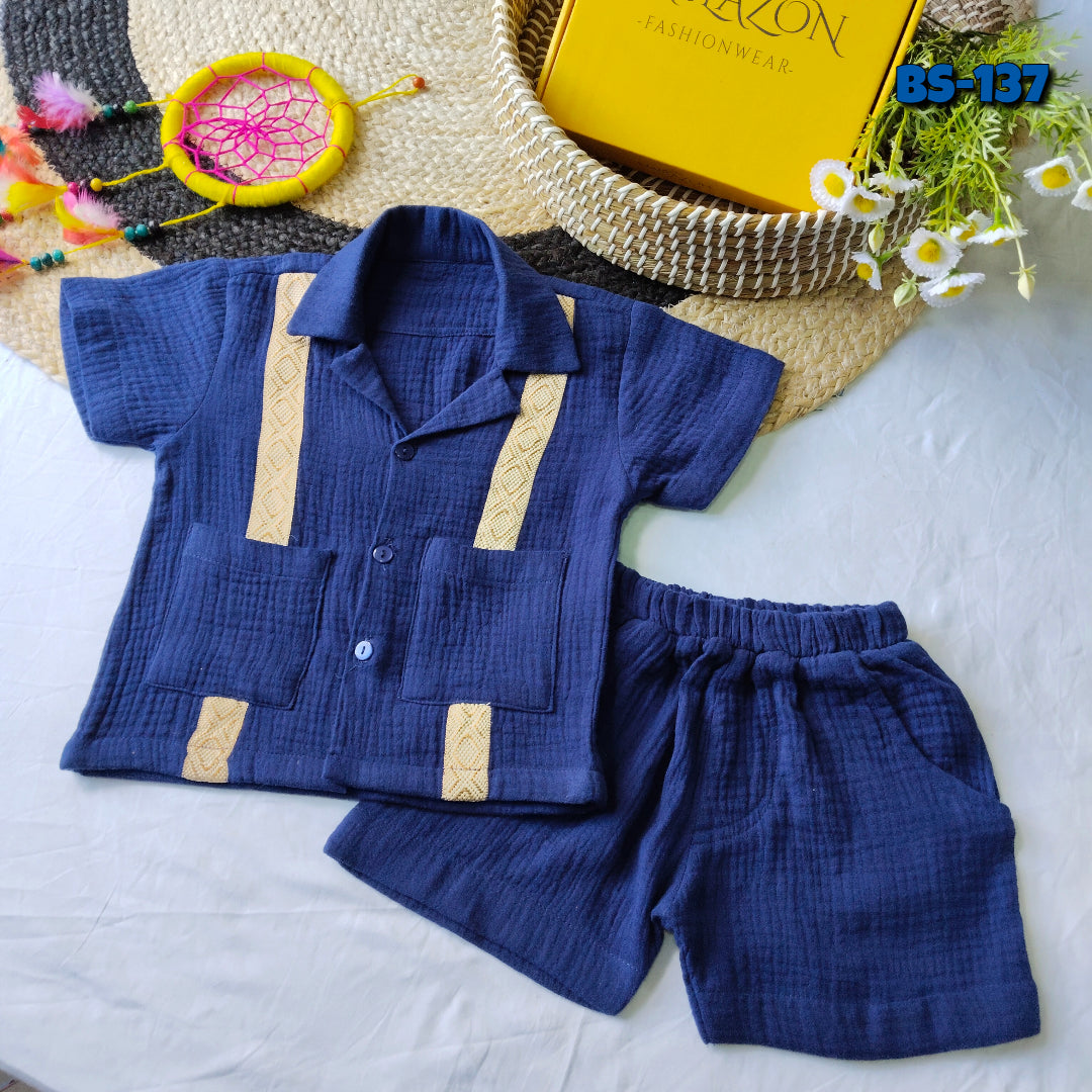 Kids Summer Shirt & Pant Set BS-137