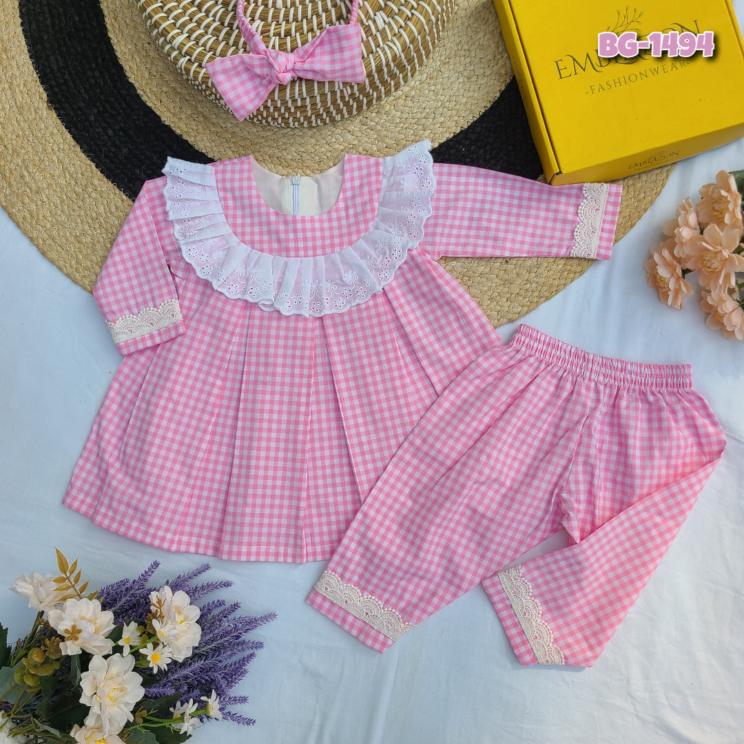 Baby girls full sleeve frock Code-1494