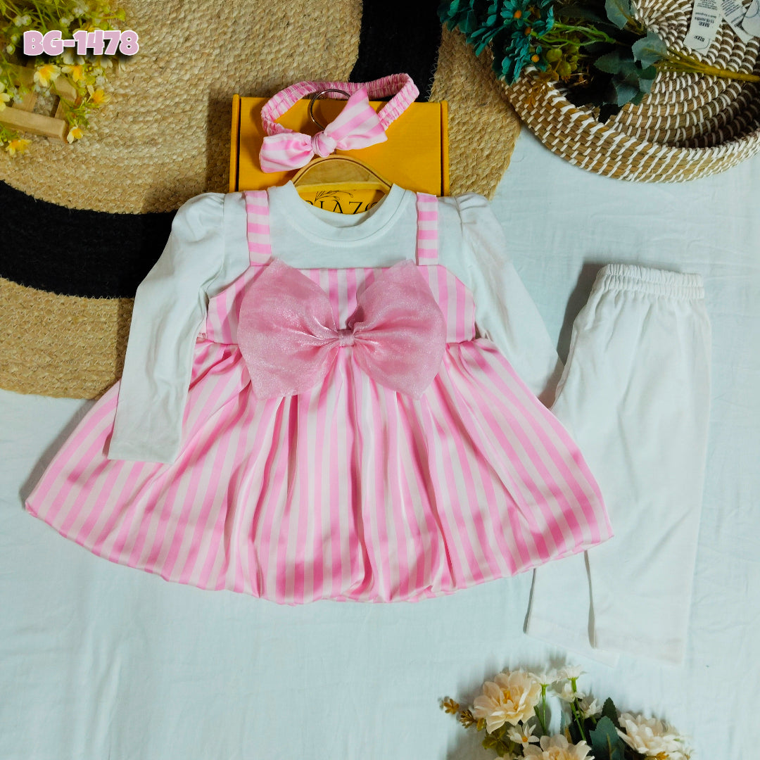 Baby girls full sleeve frock Code-1478