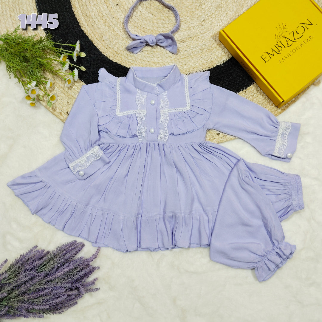 Baby girls full sleeve frock BG-1445