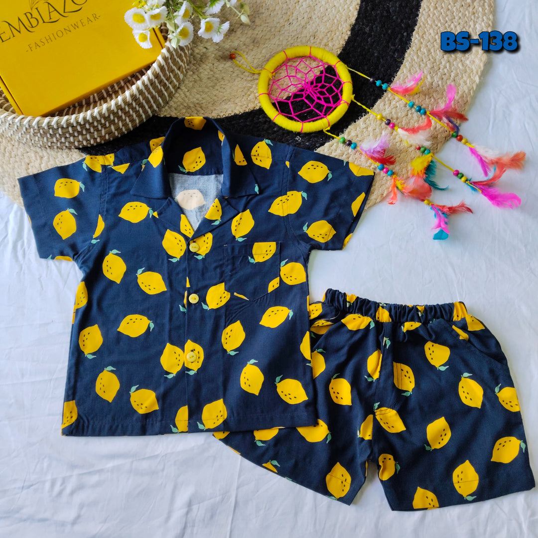 Kids Summer Shirt & Pant Set BS-138
