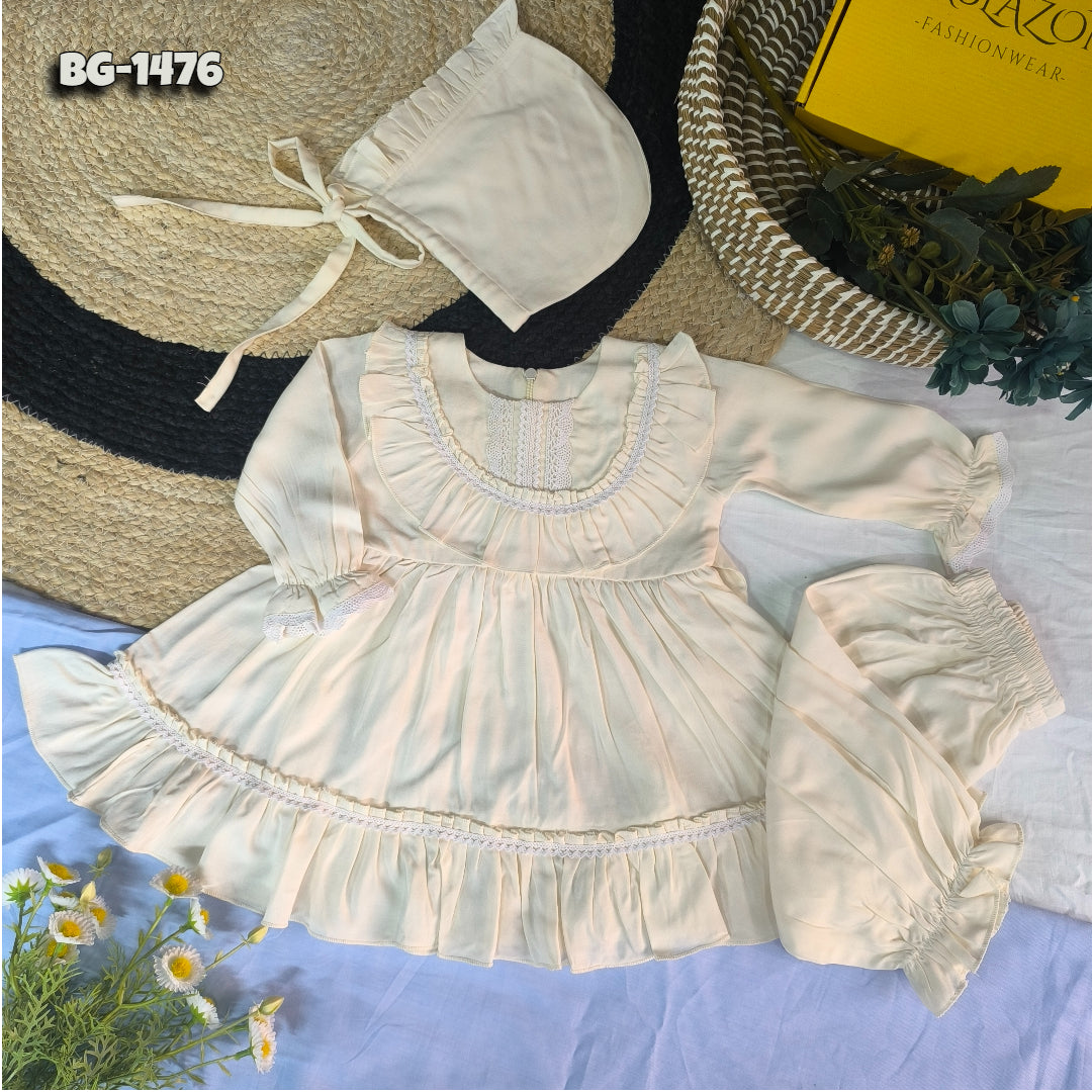 Baby girls full sleeve frock Code-1476