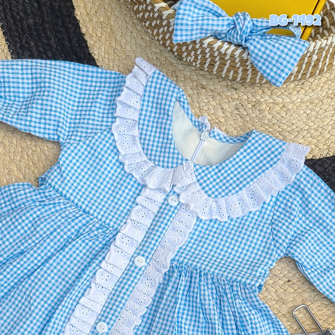 Baby girls full sleeve frock Code-1492