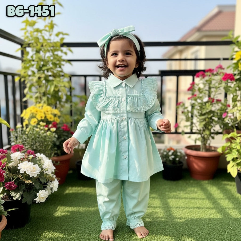 Baby girls full sleeve frock BG-1451