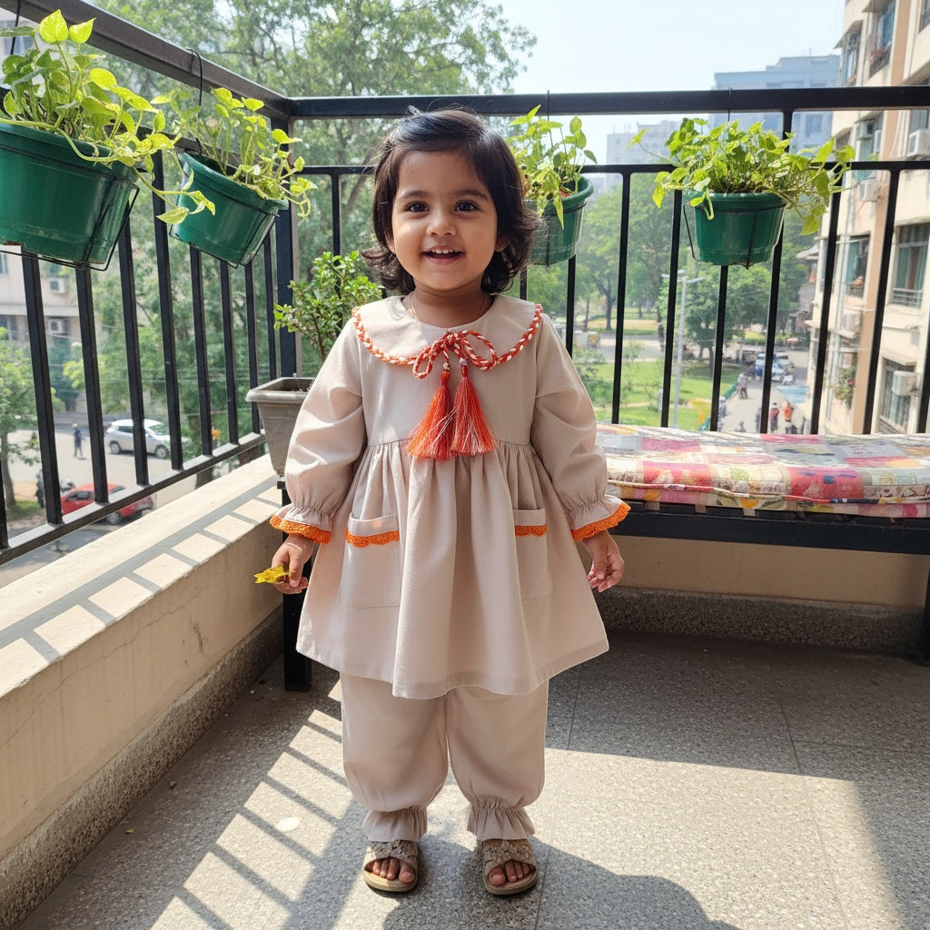 Baby girls full sleeve frock BG-1447