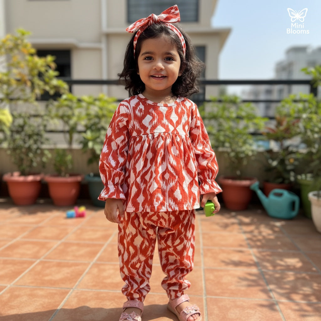 Baby girls Full-Sleeves Tops and Pant Set-BG-1454